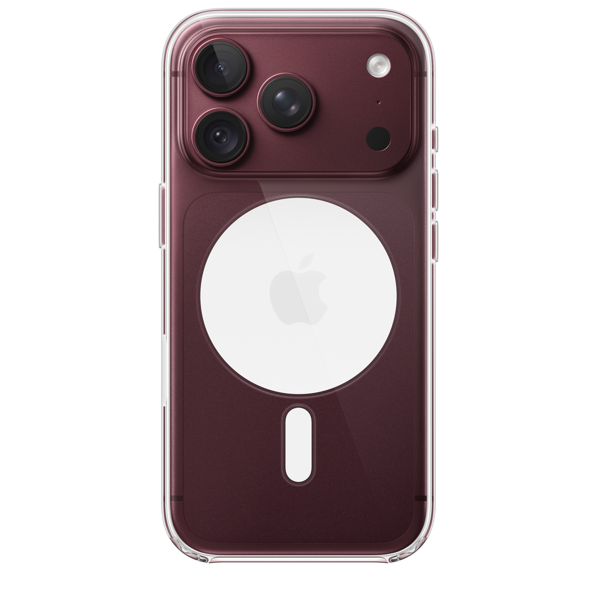iPhone 18 Pro Clear Case with MagSafe, front view