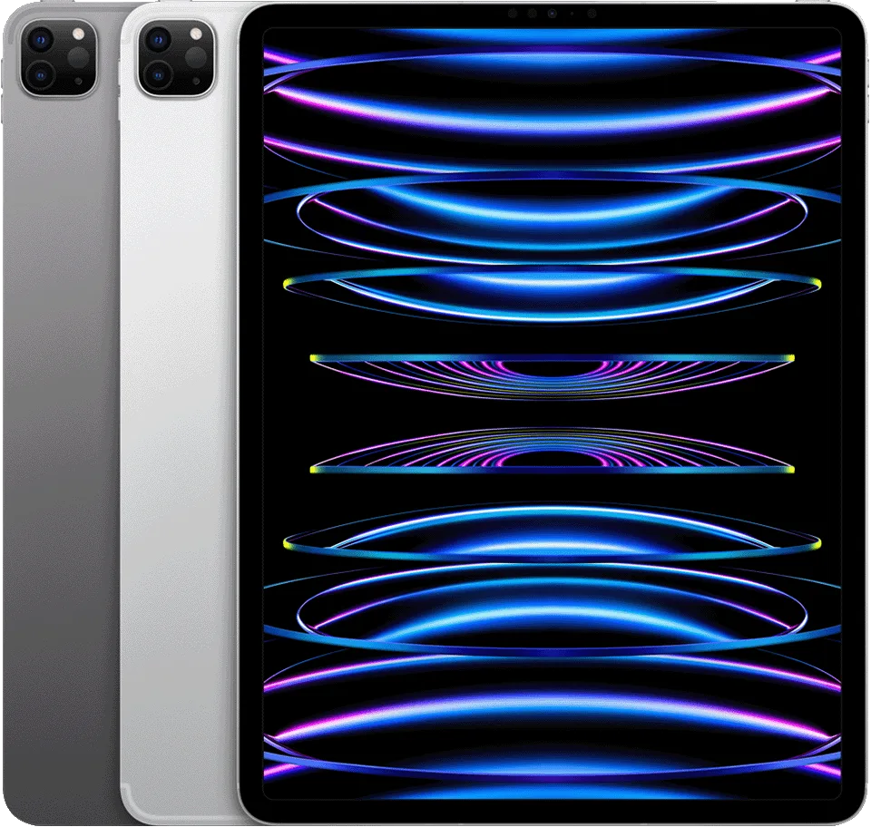 iPad Pro 12.9″ M2, colour overview (store shot coming soon)