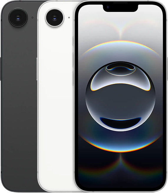 iPhone 16e, all colours overview