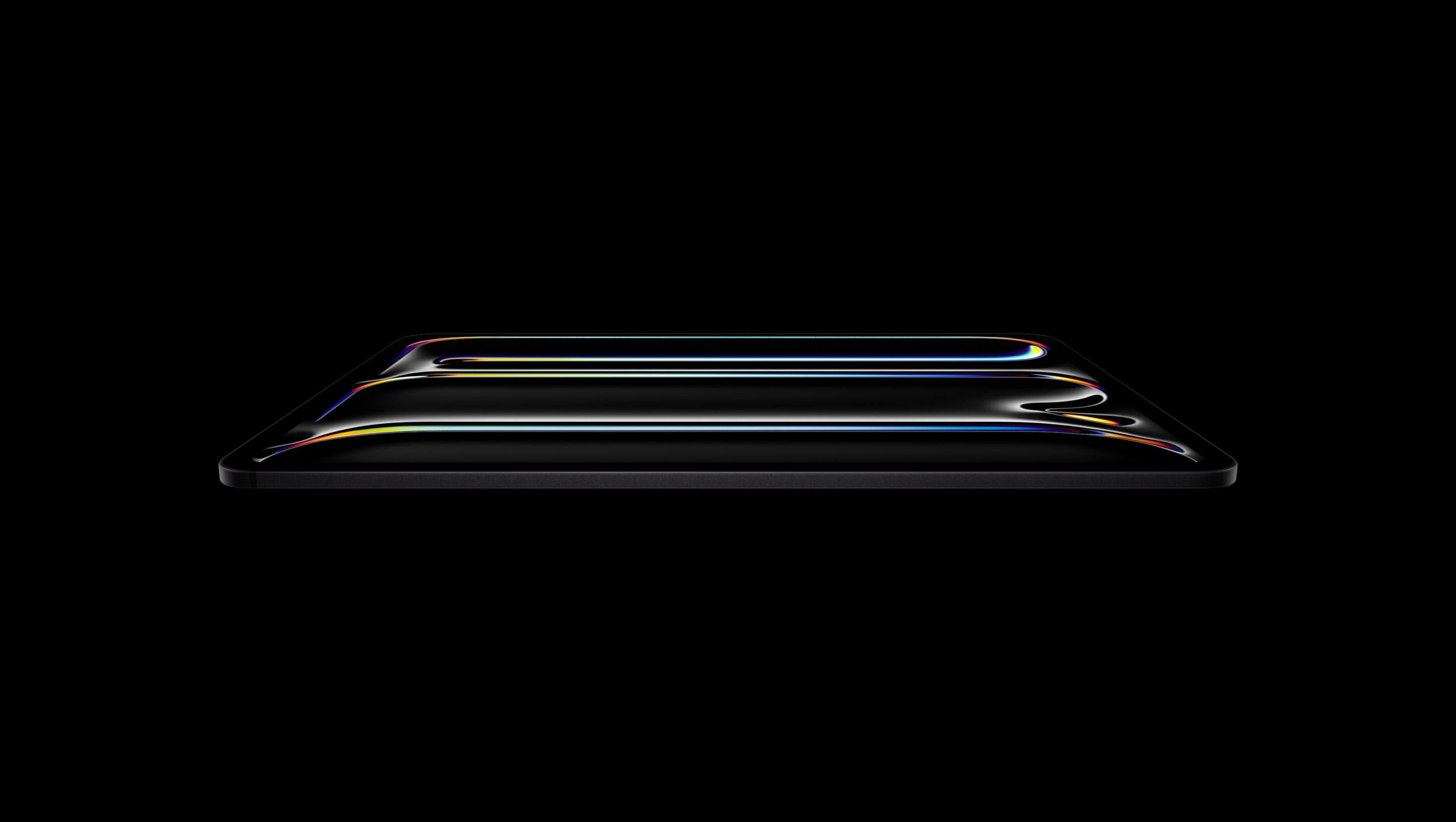 iPad Pro side glow on black