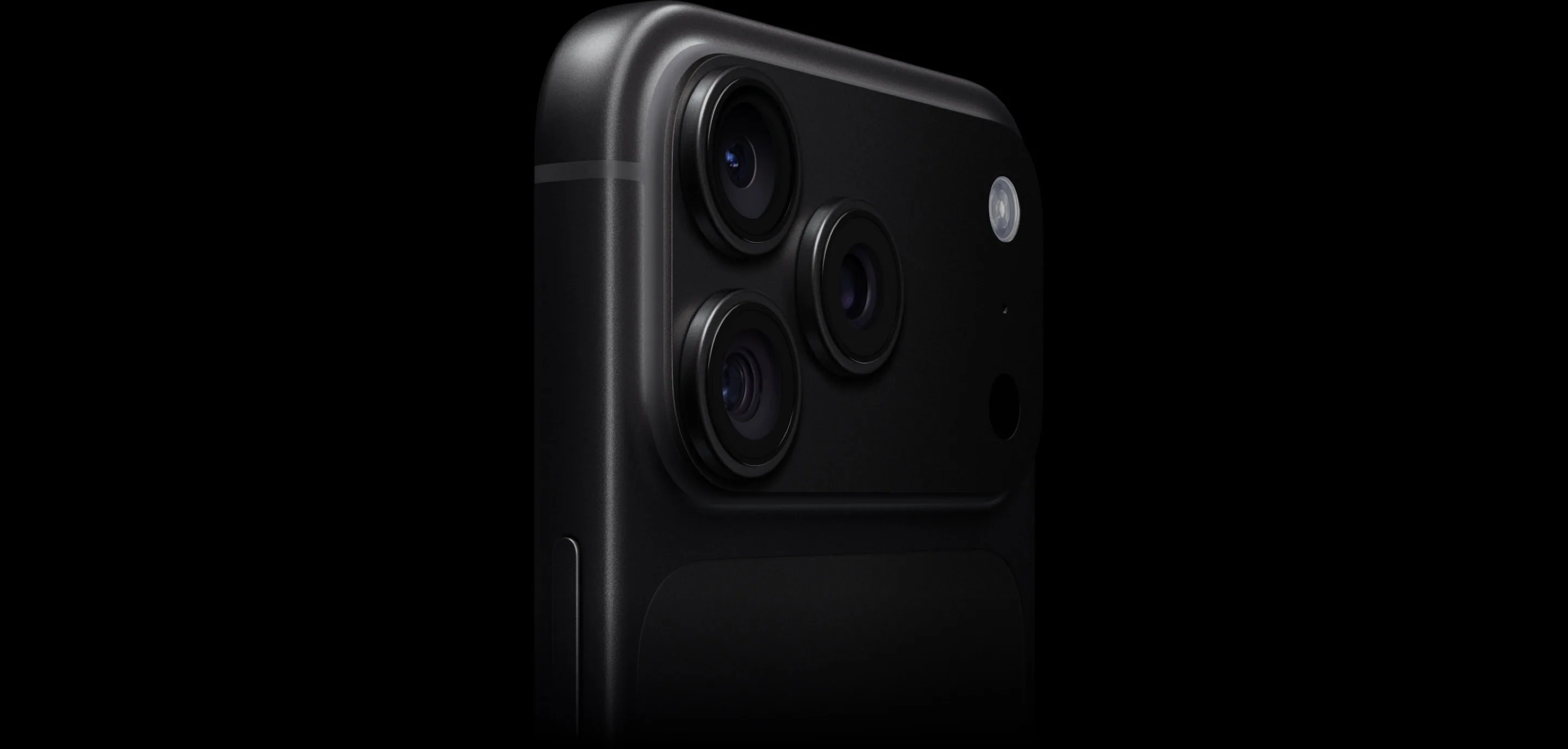 iPhone 18 Pro camera system on black