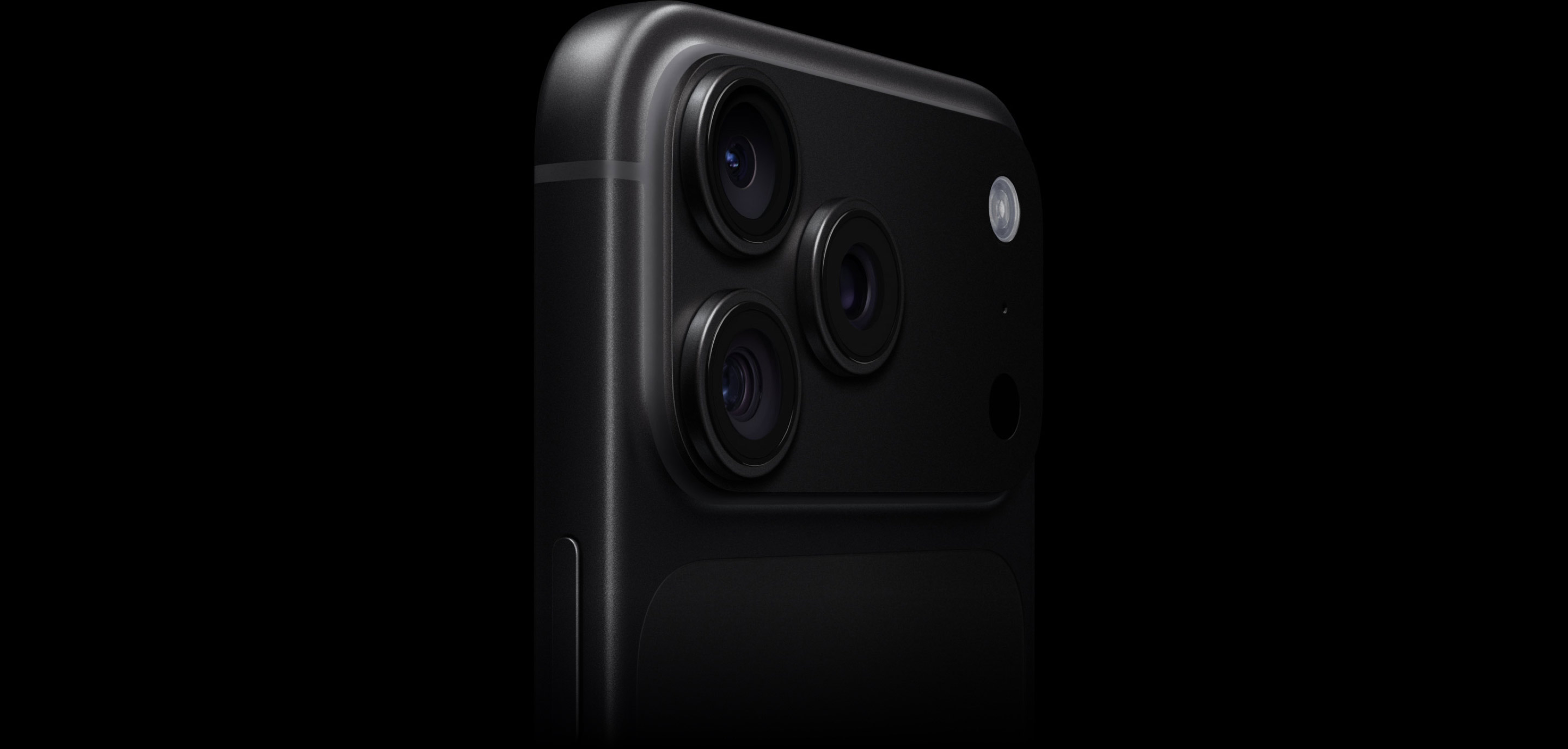 iPhone 18 Pro camera system on black