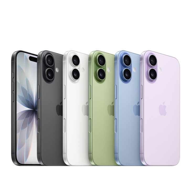 A hand holds iPhone 17 - all-screen display, Dynamic Island centered near the top, rounded corners